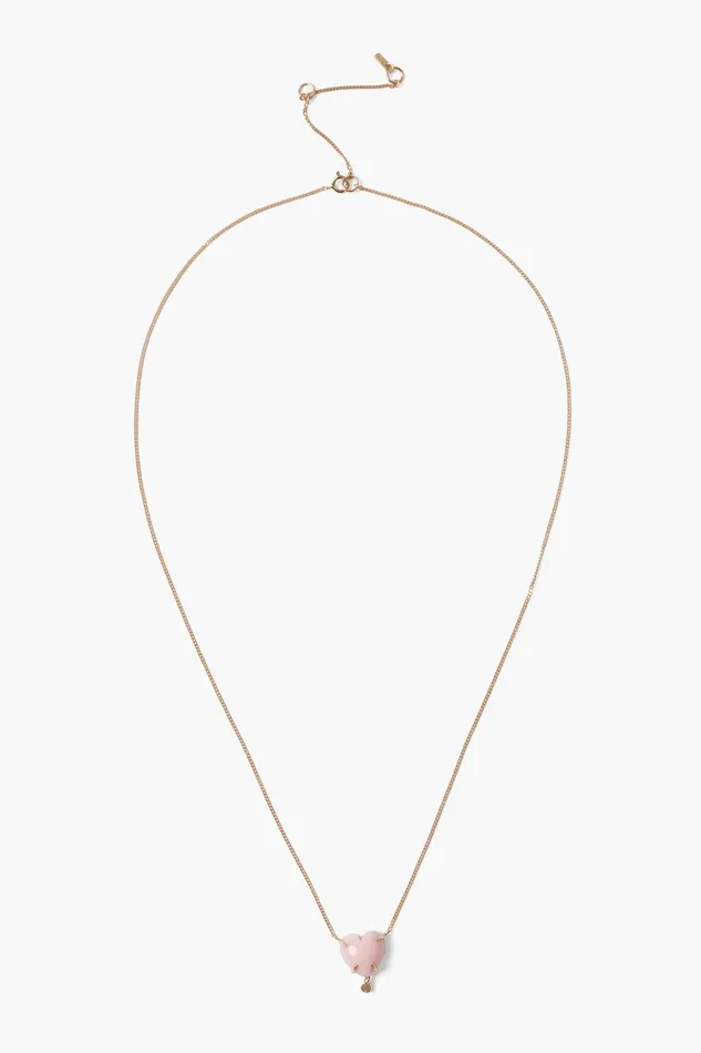 14k Heart Necklace Pink Opal Women Chan Luu 14k Fine