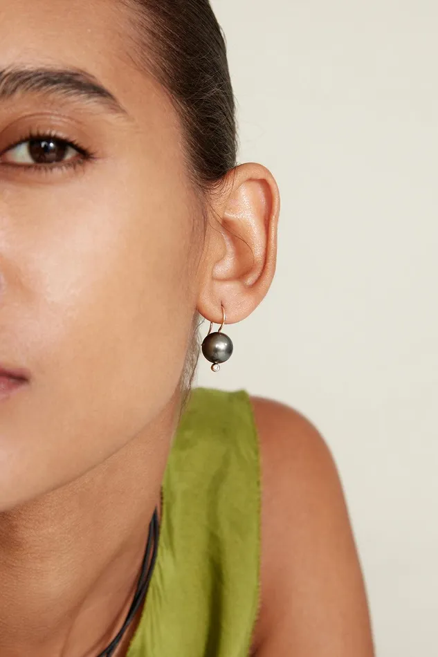 14k Kaia Earrings Tahitian Pearl Women Chan Luu Earrings