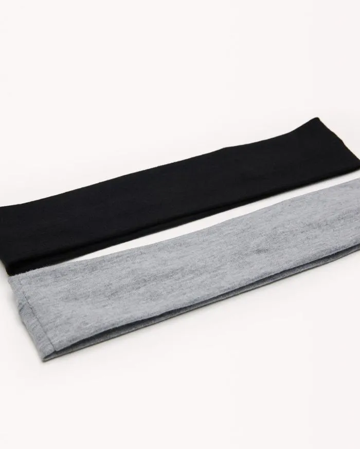 Accessories Billini Hair Accessories BELLA HEADBAND 2 PACK BLACKGREY MELANGE