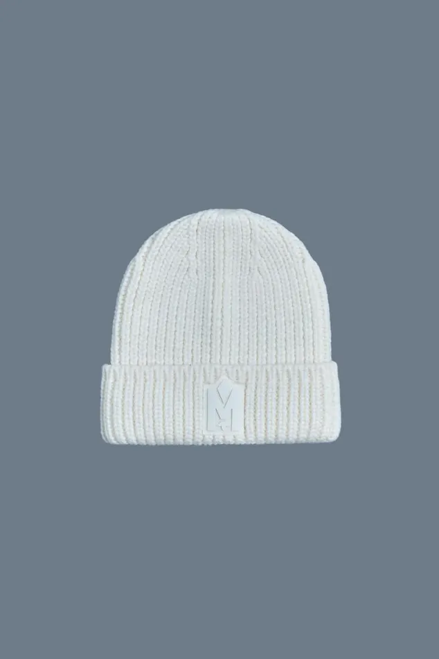 Accessories Kids Mackage JUDEKZ Handknit Toque With Ribbed Cuff For Kids Sapphire