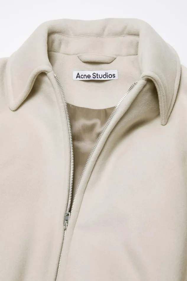 Acne Studios Bomber Jacket Faded Grey Women Outerwear Acne Studios Bomber Jacket Faded Grey Women Outerwear