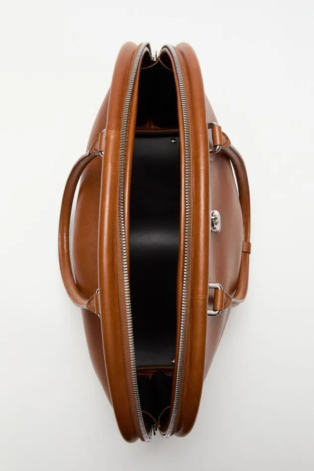 Acne Studios Bowlina Shoulder Bag Cognac Brown Women Bags