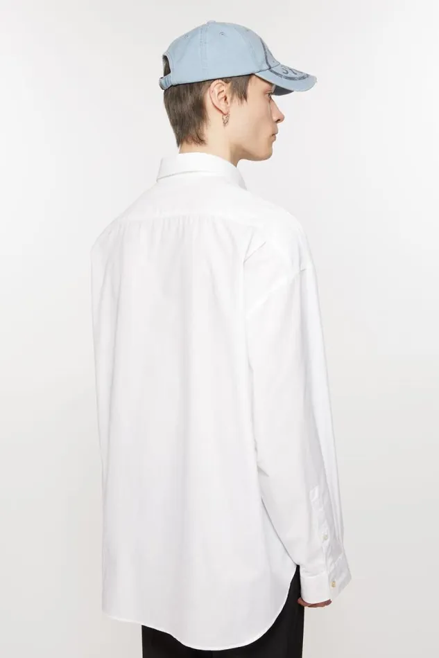 Acne Studios Buttonup Shirt White Men Shirts