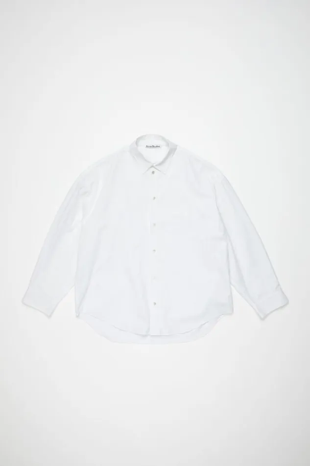 Acne Studios Buttonup Shirt White Men Shirts