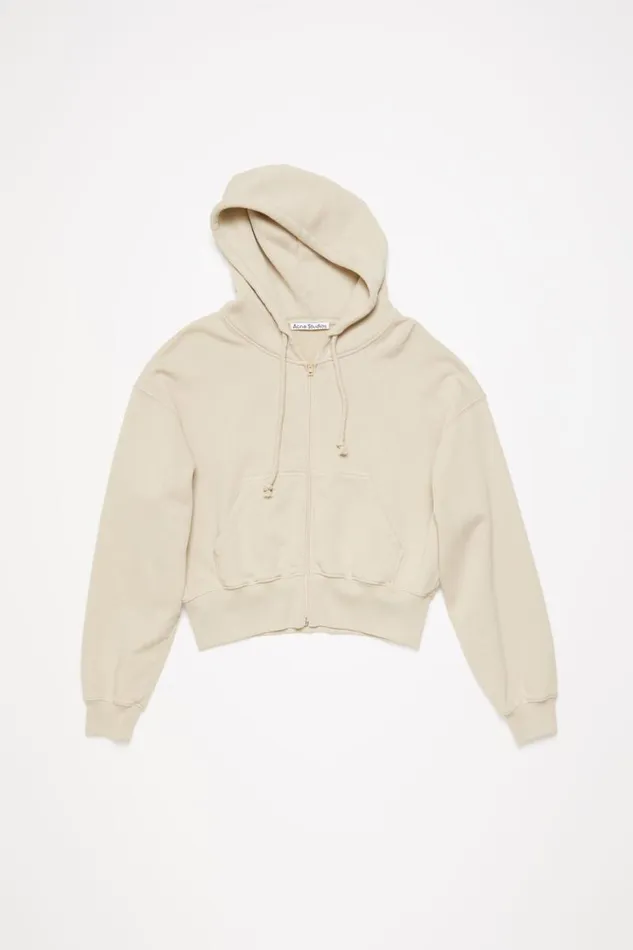 Acne Studios Hooded Zipper Sweater Faded Grey Women Sweatshirts Acne Studios Hooded Zipper Sweater Faded Grey Women Sweatshirts