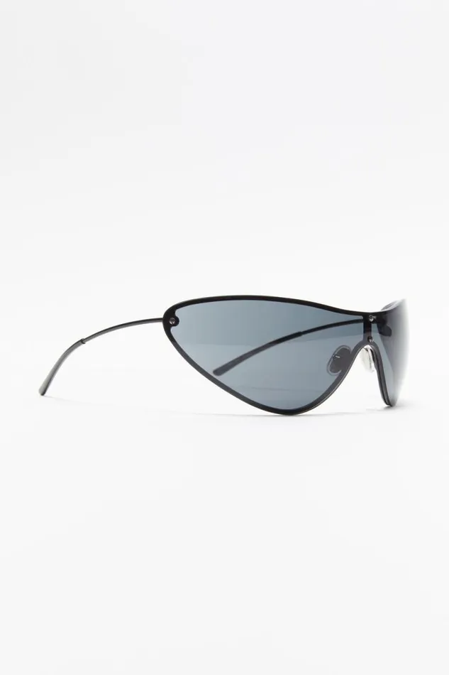 Acne Studios Metal Frame Sunglasses Blackblack Men Eyewear