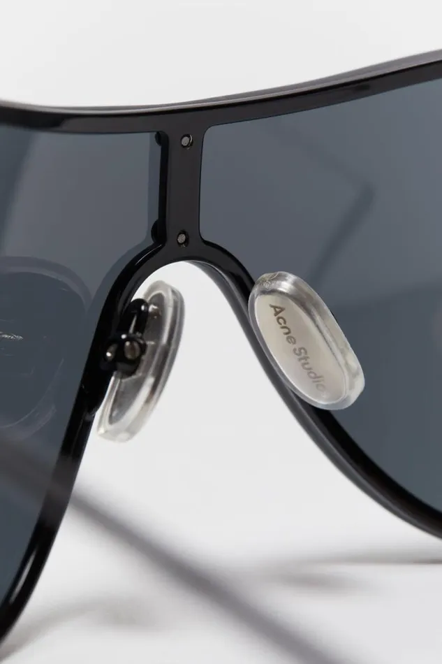 Acne Studios Metal Frame Sunglasses Blackblack Men Eyewear