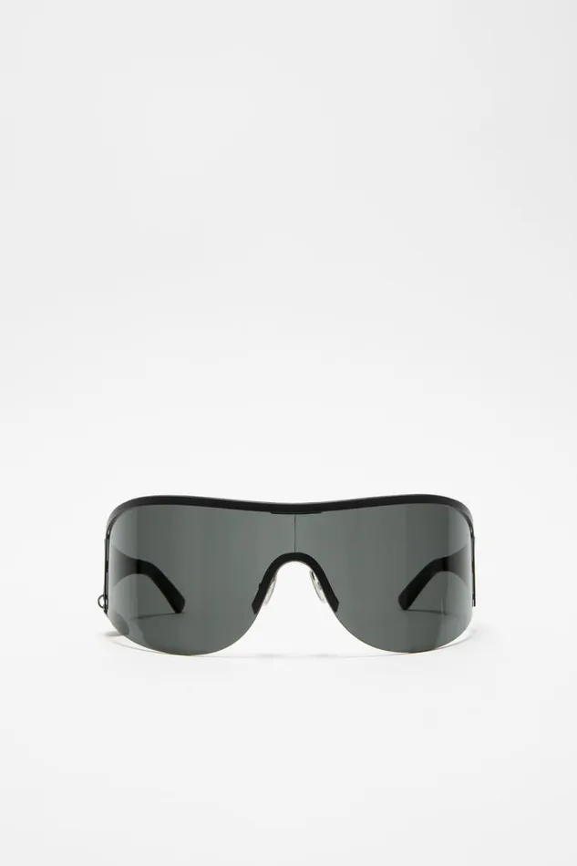 Acne Studios Metal Frame Sunglasses Blackblack Women Eyewear