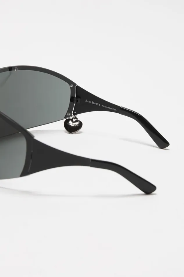 Acne Studios Metal Frame Sunglasses Blackblack Women Eyewear Acne Studios Metal Frame Sunglasses Blackblack Women Eyewear
