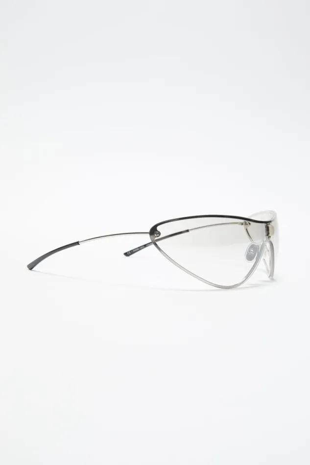 Acne Studios Metal Frame Sunglasses Transparentsilver Women Eyewear
