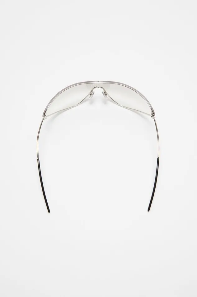 Acne Studios Metal Frame Sunglasses Transparentsilver Women Eyewear