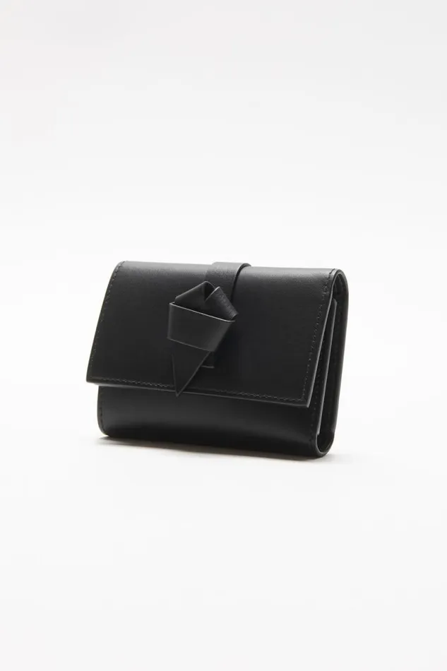 Acne Studios Musubi Folded Wallet Black Men Bags