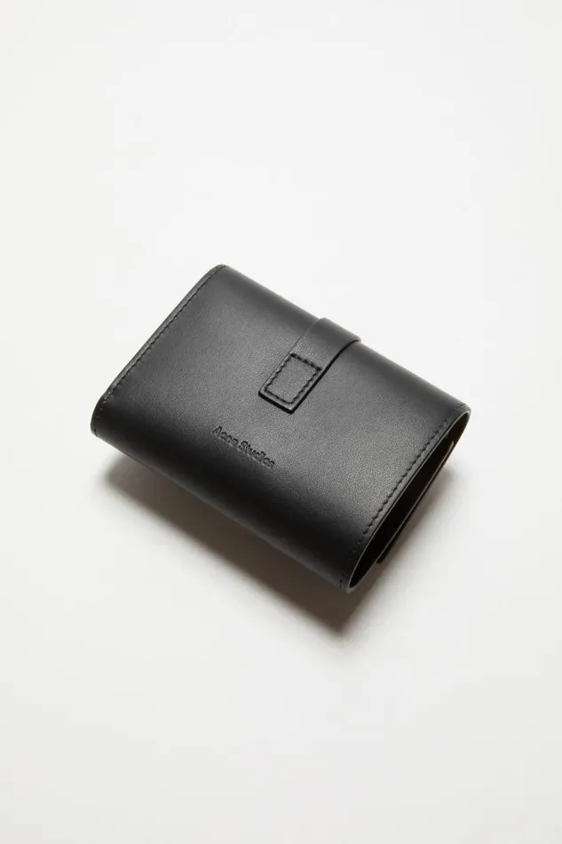 Acne Studios Musubi Folded Wallet Black Men Bags