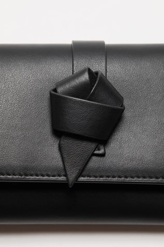 Acne Studios Musubi Folded Wallet Black Men Bags