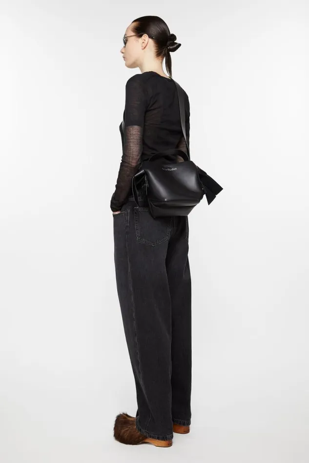 Acne Studios Musubi Mini Shoulder Bag Black Women Bags Acne Studios Musubi Mini Shoulder Bag Black Women Bags