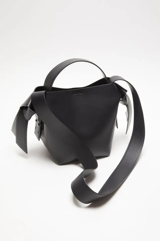 Acne Studios Musubi Mini Shoulder Bag Black Women Bags Acne Studios Musubi Mini Shoulder Bag Black Women Bags