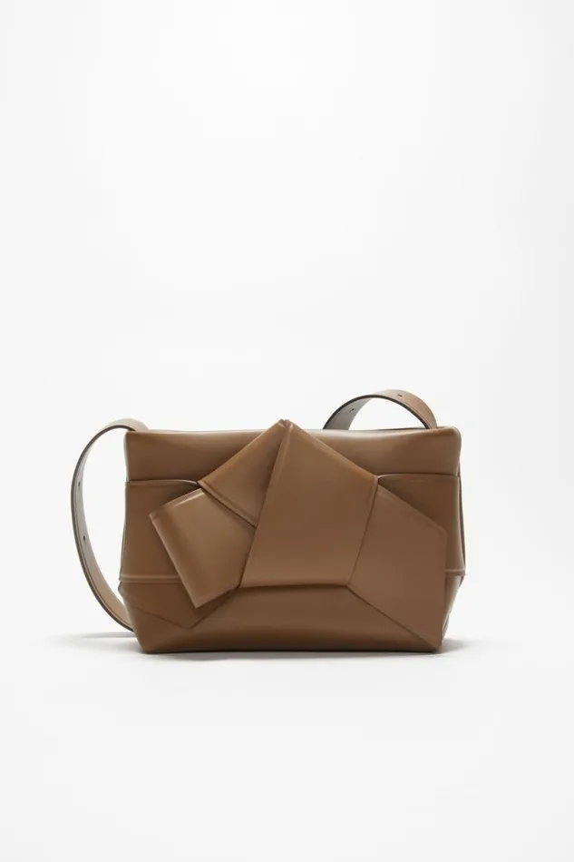 Acne Studios Musubi Shoulder Bag Camel Brown Men Bags