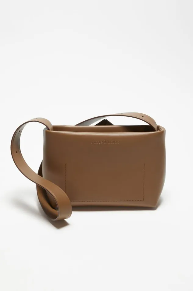 Acne Studios Musubi Shoulder Bag Camel Brown Men Bags Acne Studios Musubi Shoulder Bag Camel Brown Men Bags
