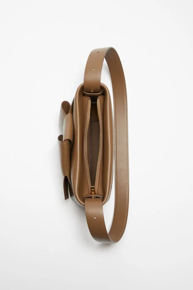Acne Studios Musubi Shoulder Bag Camel Brown Men Bags Acne Studios Musubi Shoulder Bag Camel Brown Men Bags