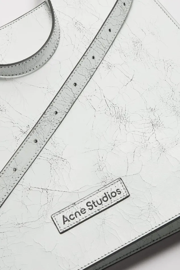 Acne Studios Platt Shoulder Bag White Men Bags Acne Studios Platt Shoulder Bag White Men Bags