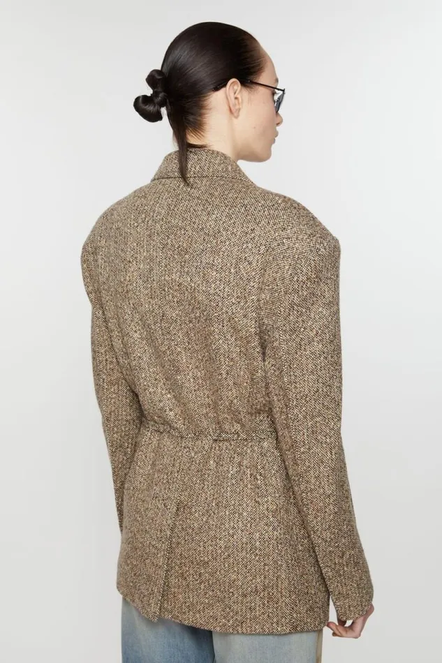 Acne Studios Singlebreasted Jacket Brownbeige Women Suit Jackets Acne Studios Singlebreasted Jacket Brownbeige Women Suit Jackets