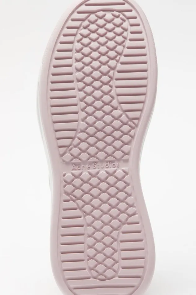 Acne Studios Velcro Strap Platform Sneakers Optic Whitepink Women Face Collection Acne Studios Velcro Strap Platform Sneakers Optic Whitepink Women Face Collection