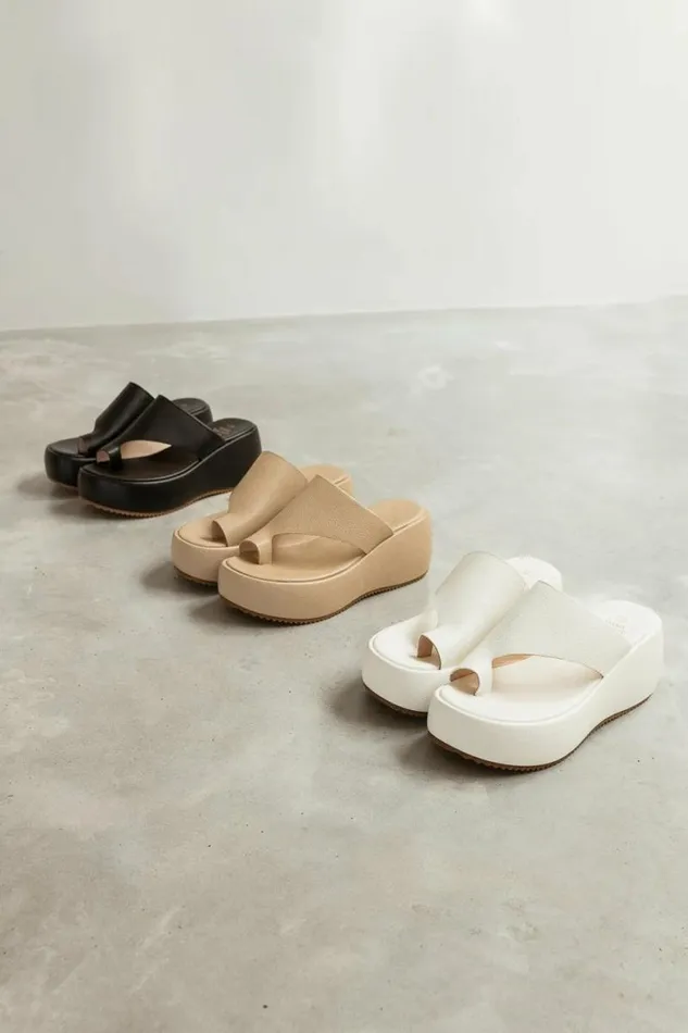 Adrianna Platform Sandals In White 8211 FINAL SALE White Women Bohme Shoes