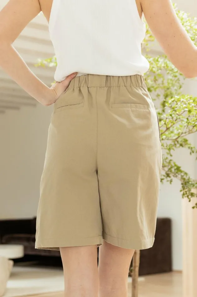 Amelia Bermuda Shorts In Sage 8211 FINAL SALE Sage Women Bohme Shorts