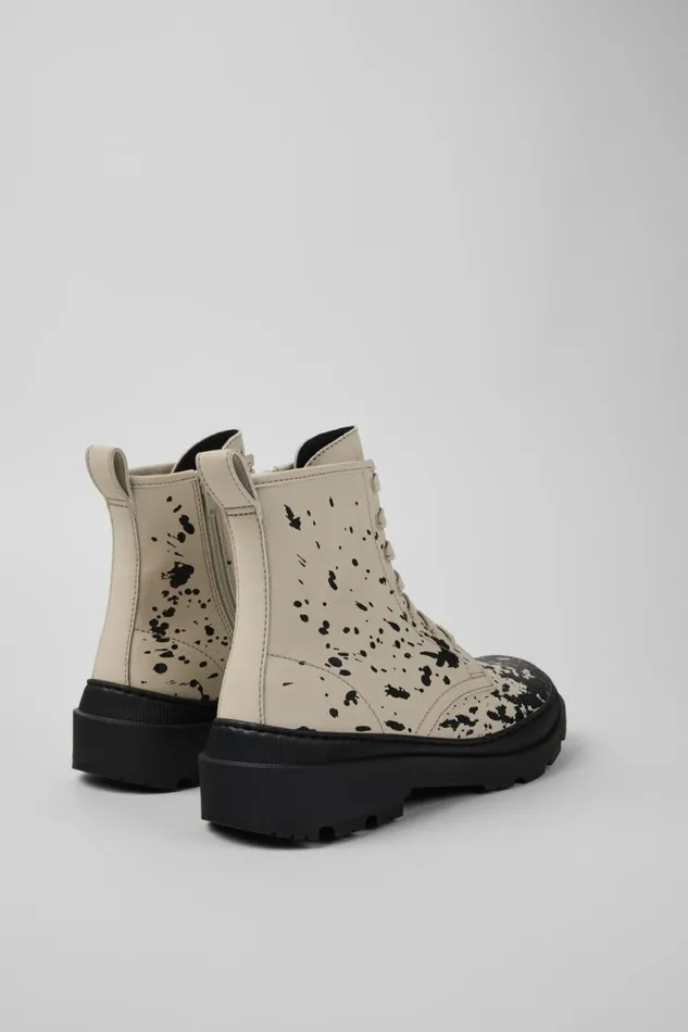 Ankle Boots Men Camper Brutus Trek MICHELIN Whiteblack Medium Boots
