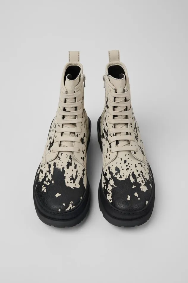 Ankle Boots Men Camper Brutus Trek MICHELIN Whiteblack Medium Boots