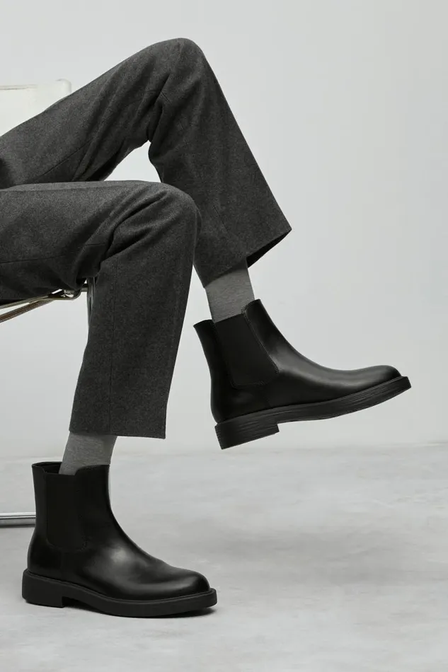 Ankle Boots Men Camper Dean Black Leather Ankle Boots Ankle Boots Men Camper Dean Black Leather Ankle Boots