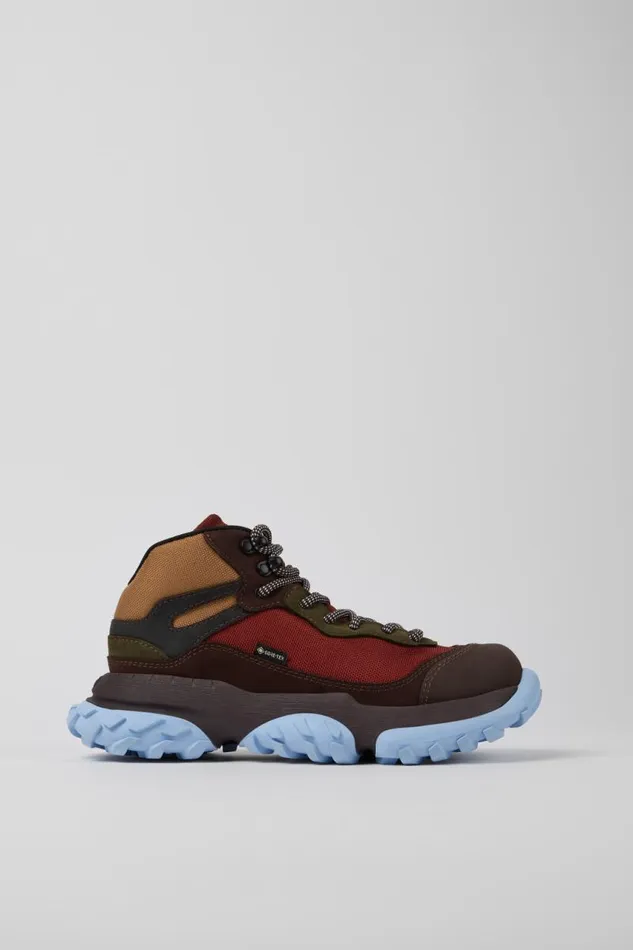 Ankle Boots Women Camper Karst Trek GORETEX Brown And Red Ankle Boots