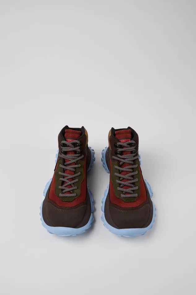 Ankle Boots Women Camper Karst Trek GORETEX Brown And Red Ankle Boots