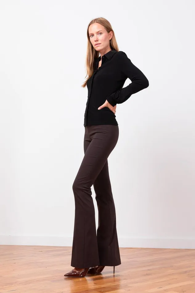 Avenue Montaigne BELLINI Freedom Brown Women Pants Avenue Montaigne BELLINI Freedom Brown Women Pants