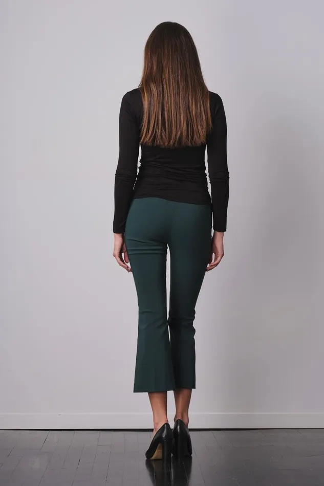 Avenue Montaigne LEO Signature Emerald Women Pants Avenue Montaigne LEO Signature Emerald Women Pants