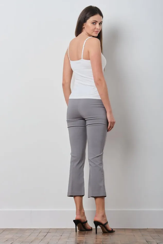 Avenue Montaigne LEO Signature Light Grey Women Pants