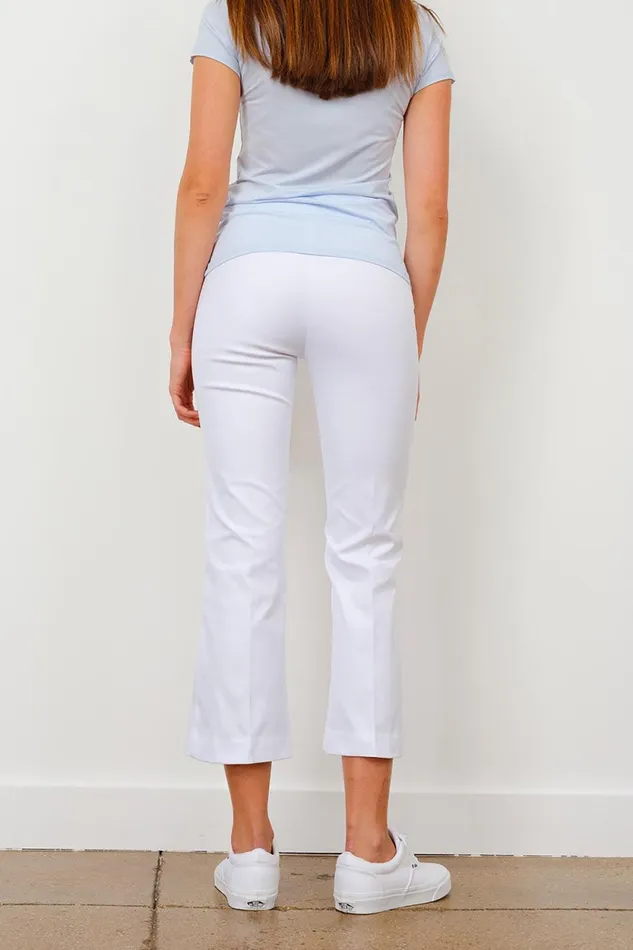 Avenue Montaigne LEO White Stretch Women Pants Avenue Montaigne LEO White Stretch Women Pants