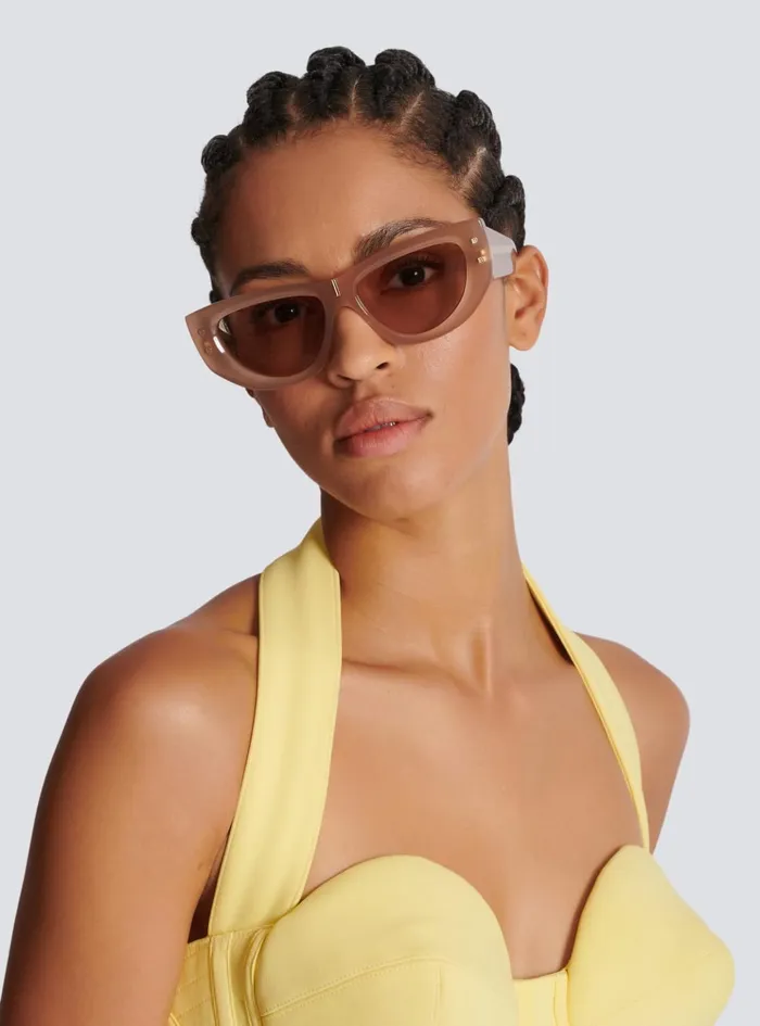BMuse Sunglasses Beige Women Balmain Eyewear