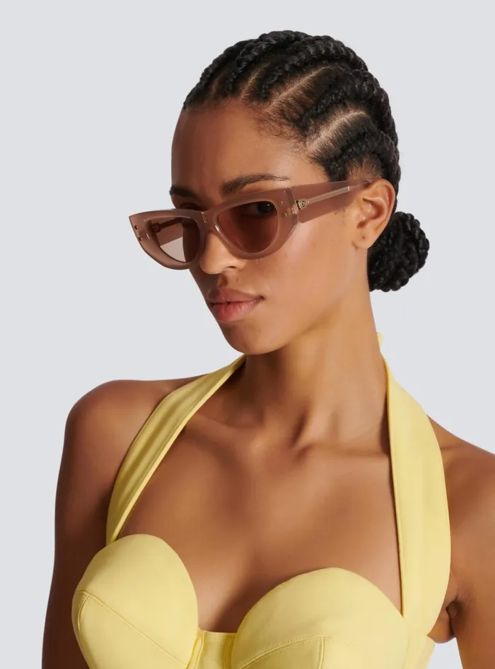 BMuse Sunglasses Beige Women Balmain Eyewear