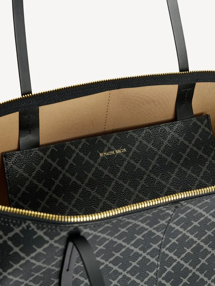 Bags Women By Malene Birger Luze Tote Bag Charcoal Bags Women By Malene Birger Luze Tote Bag Charcoal