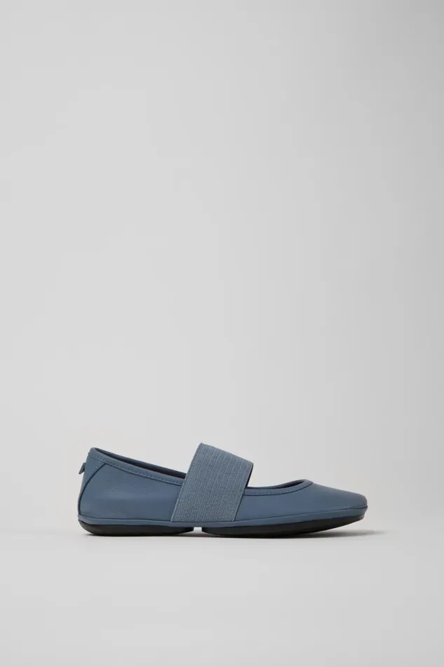 Ballerinas Women Camper Right Gray Leather Mary Jane