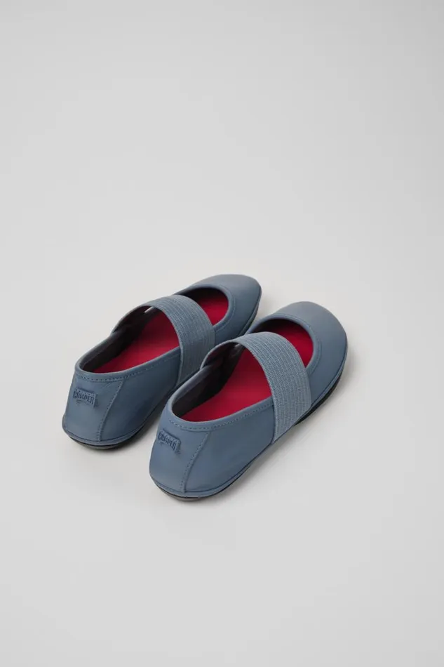 Ballerinas Women Camper Right Gray Leather Mary Jane