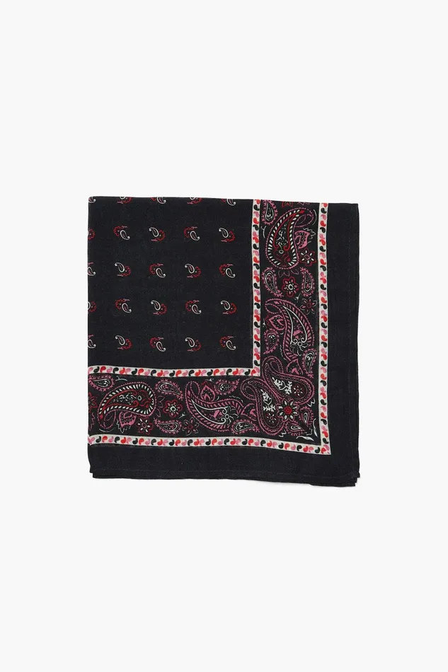 Bandana Black Paisley Women Chan Luu Bandanas