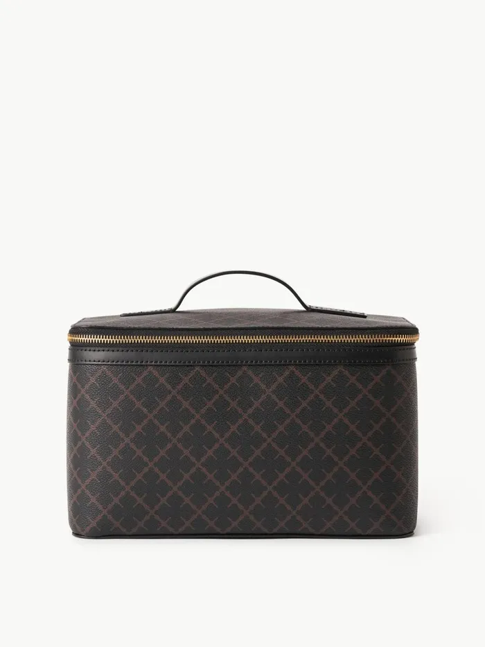 Beauty Bags Women By Malene Birger Bae Beauty Cosmetics Case Dark Chokolate