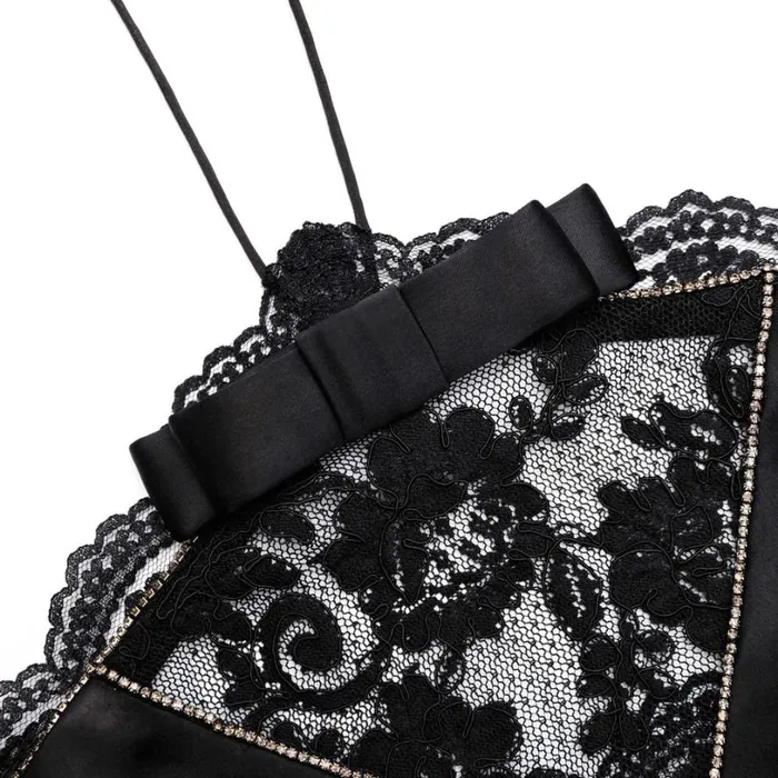 Black Lace Halterneck Top Women Self Portrait Tops Black Lace Halterneck Top Women Self Portrait Tops