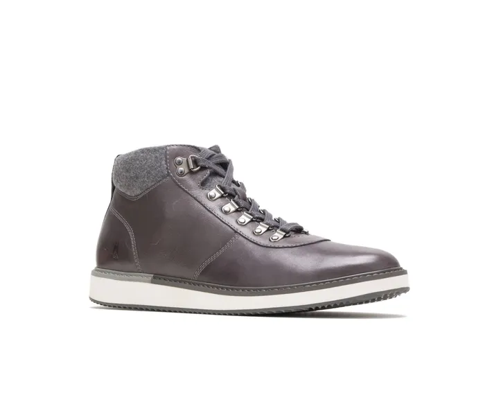 Boots Heath Hiker Boot Dark Grey Leather Hush Puppies Men