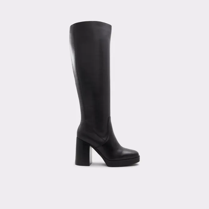 Boots Women ALDO Equine KneeHigh Boot 8211 Black