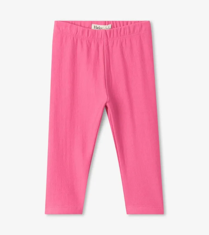 Bottoms Baby and Toddler Hatley Baby Magenta Cozy Leggings
