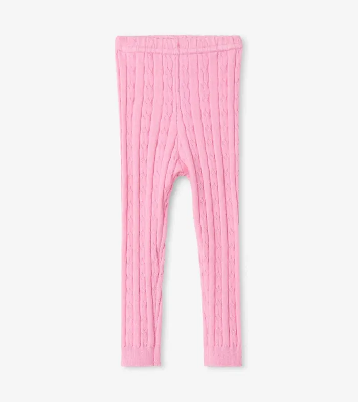 Bottoms Baby and Toddler Hatley Baby Pink Cable Knit Leggings