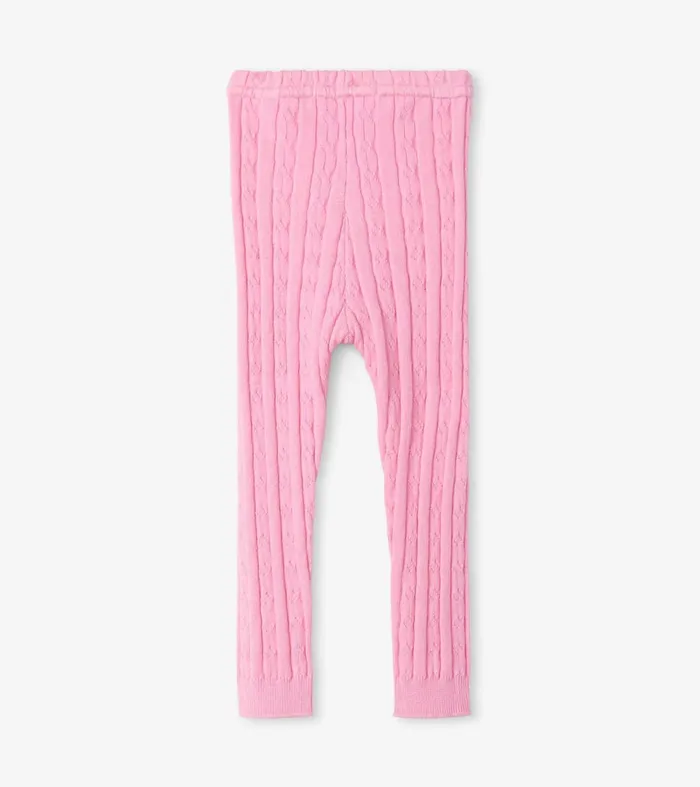 Bottoms Baby and Toddler Hatley Baby Pink Cable Knit Leggings